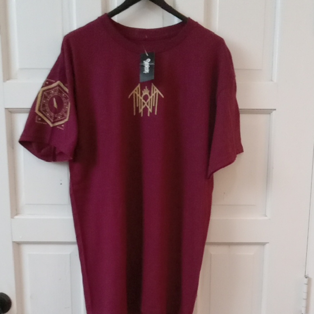 Sleep Token Men's Burgundy Graphic T-Shirt